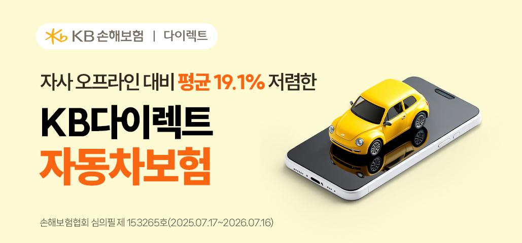 KB손해보험 자동차 보험